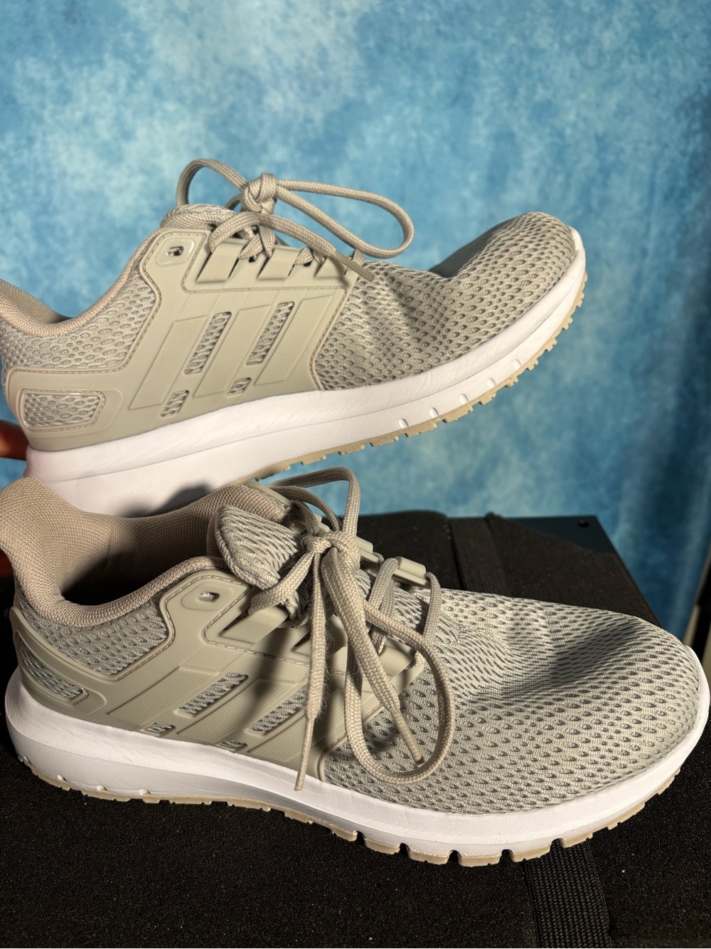 Adidas Gray Mesh Running Shoes Men’s 7.5